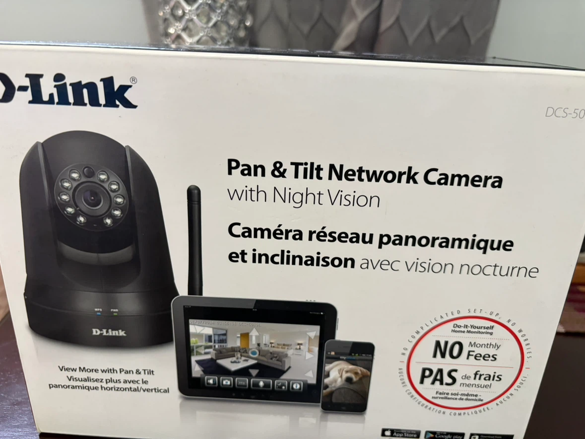 D-Link DCS-5010L Pan & Tilt Network Camera
