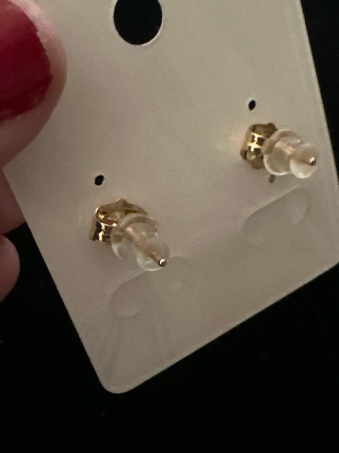 14k Gold-Tone laminated.Cross Stud Earrings - photo 3