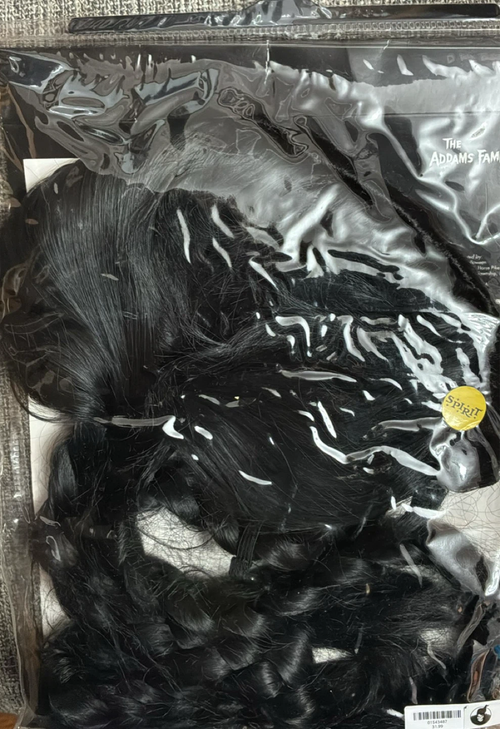 New Spirit Halloween Wednesday Addams Wig - photo 2