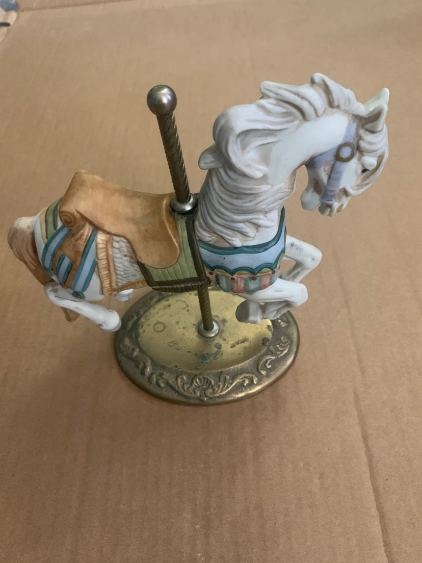 Vintage Willitts Ceramic Carousel Horse Figurine