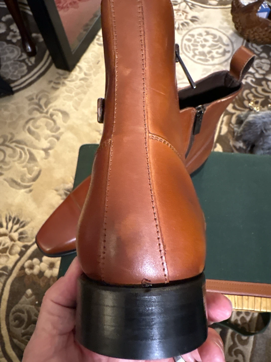CKC New York Men's Brown Leather Ankle Boots - photo 4