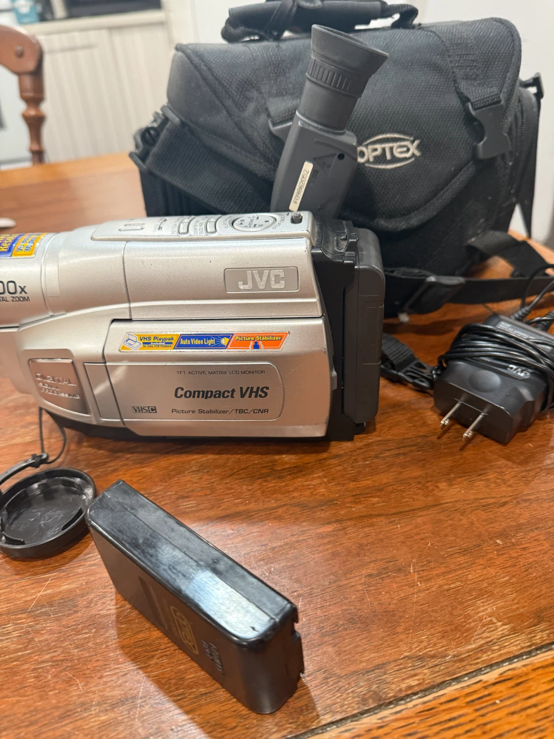 JVC Compact VHS Camcorder with Accessories