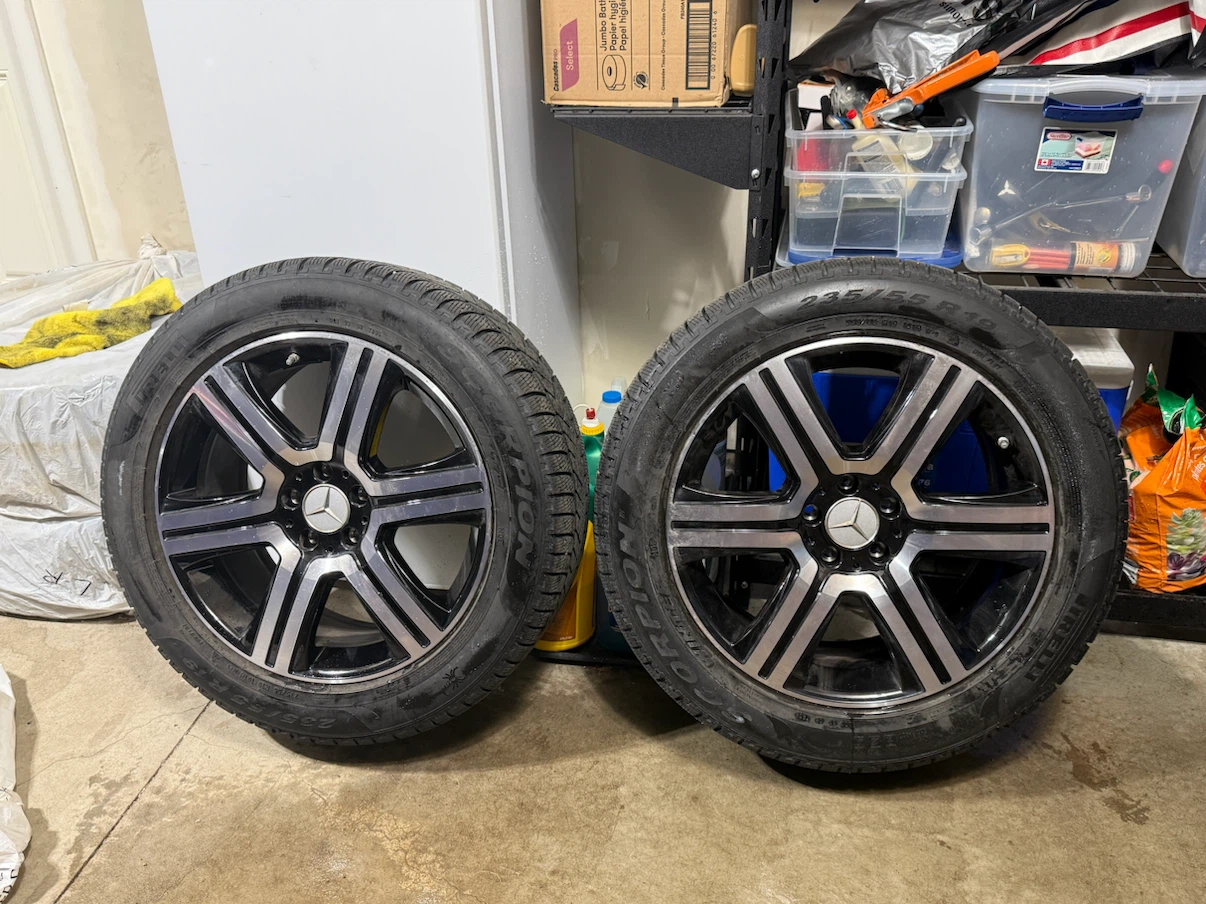 19" Pirelli Winter on Mercedes rims, 235/55R19 - photo 2