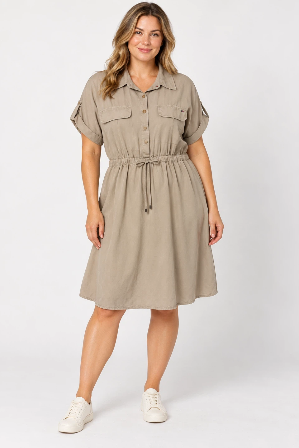 Tommy Hilfiger Button-Down Utility Dress - Size 14 - photo 3
