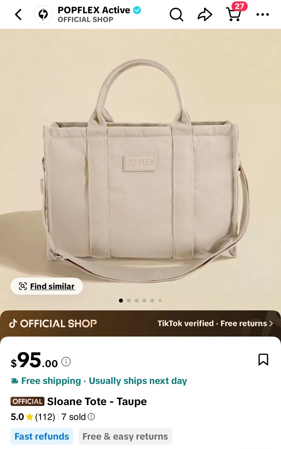 POPFLEX Sloane Tote
