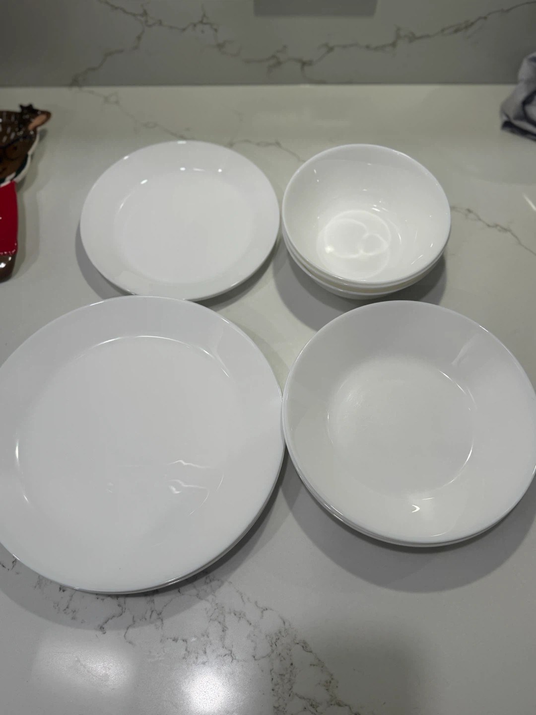 Corelle Winter Frost White 12-Piece Dinnerware Set - photo 2