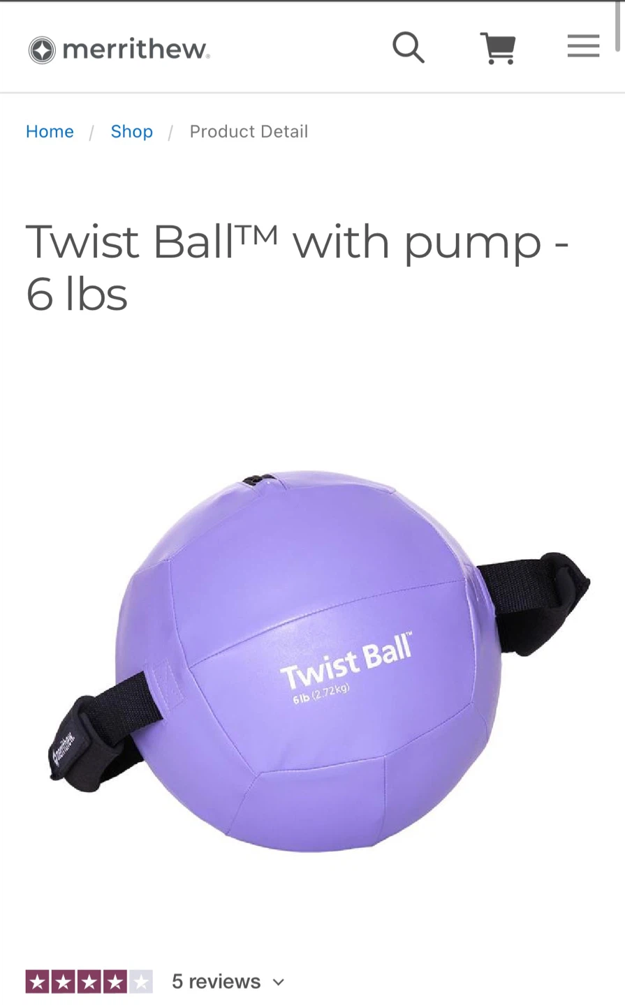 Merrithew Twist Ball 6lb - photo 2