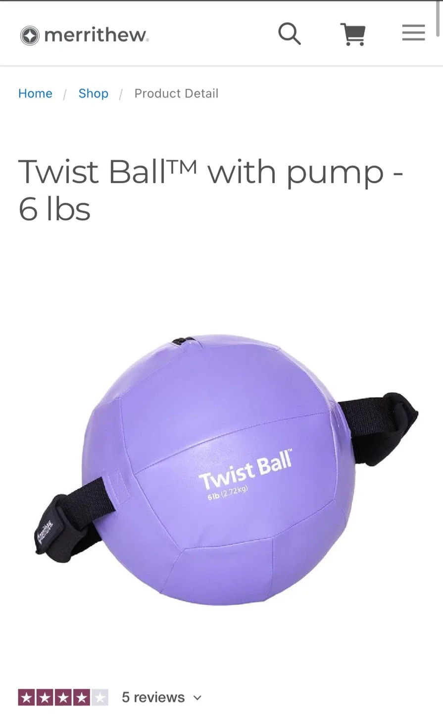 Merrithew Twist Ball 6lb - photo 2