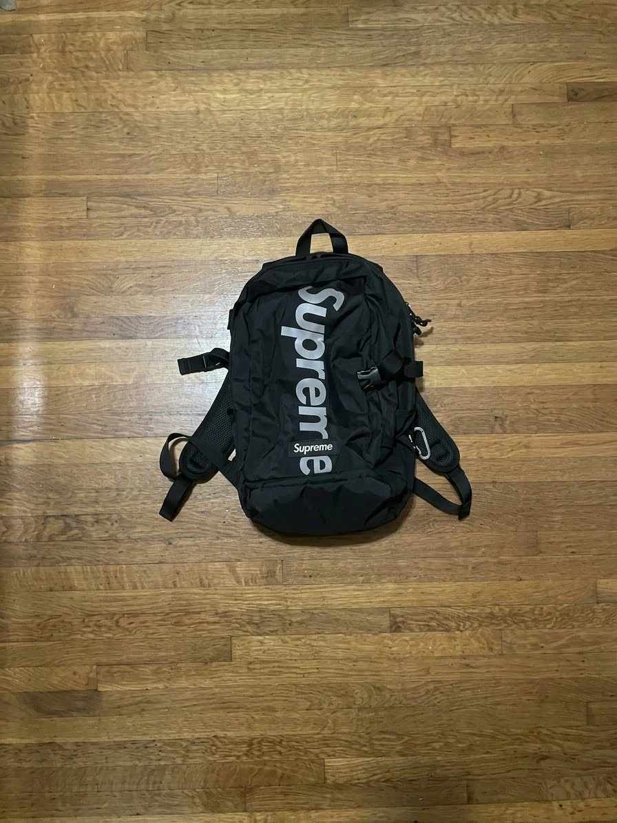Supreme Black Backpack