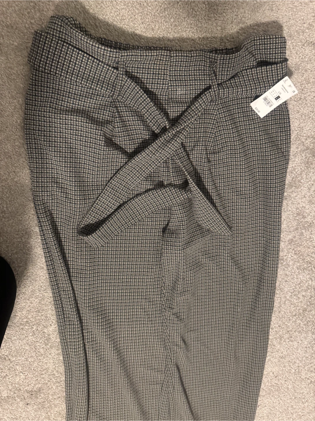 Ardene Plaid Tie-Waist Pants