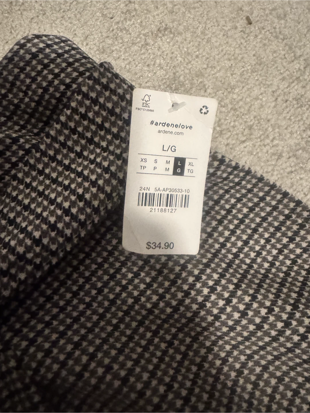 Ardene Plaid Tie-Waist Pants - photo 3
