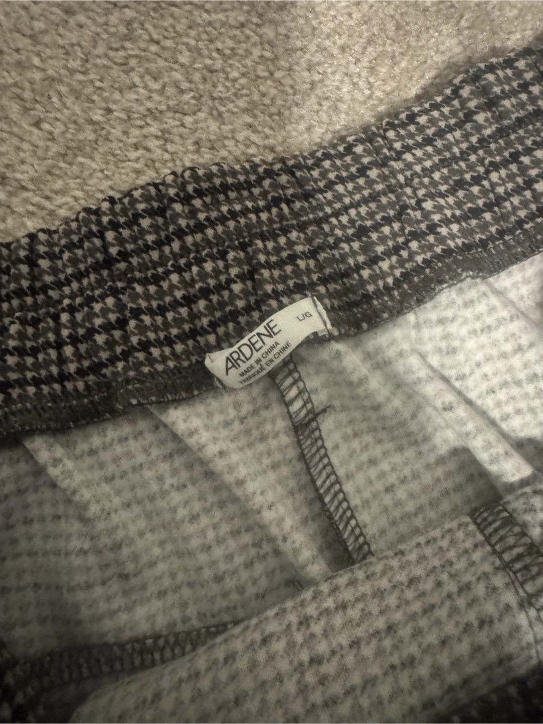 Ardene Plaid Tie-Waist Pants - photo 4