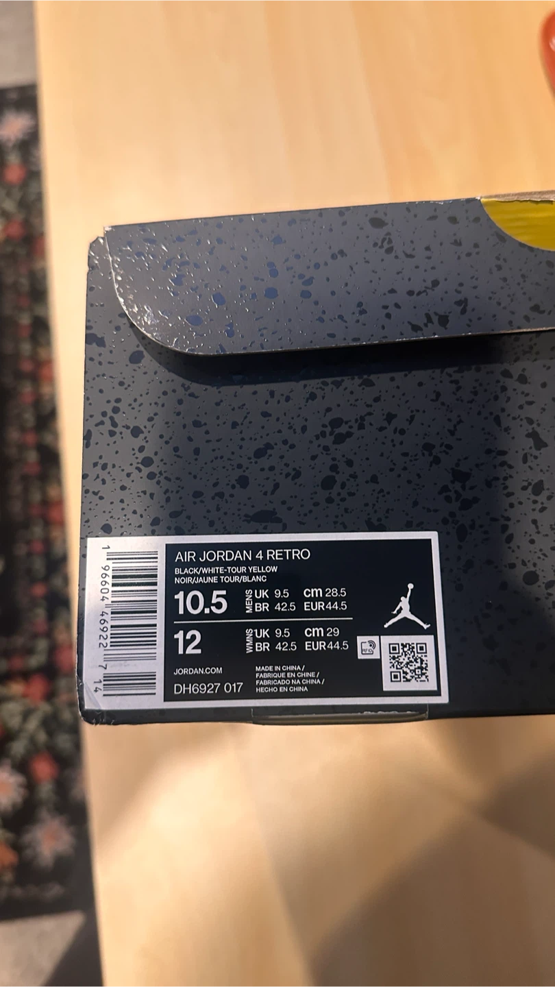 Jordan 4 yellow thunder - photo 4