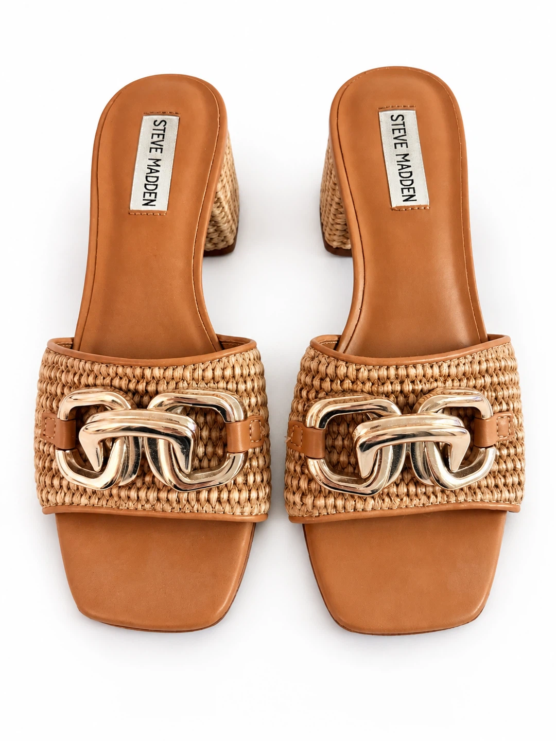 Steve Madden Woven Chain Heeled Sandals - photo 3