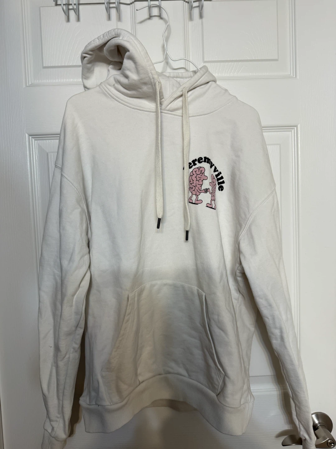 Zara x Jeremyville Graphic Hoodie White