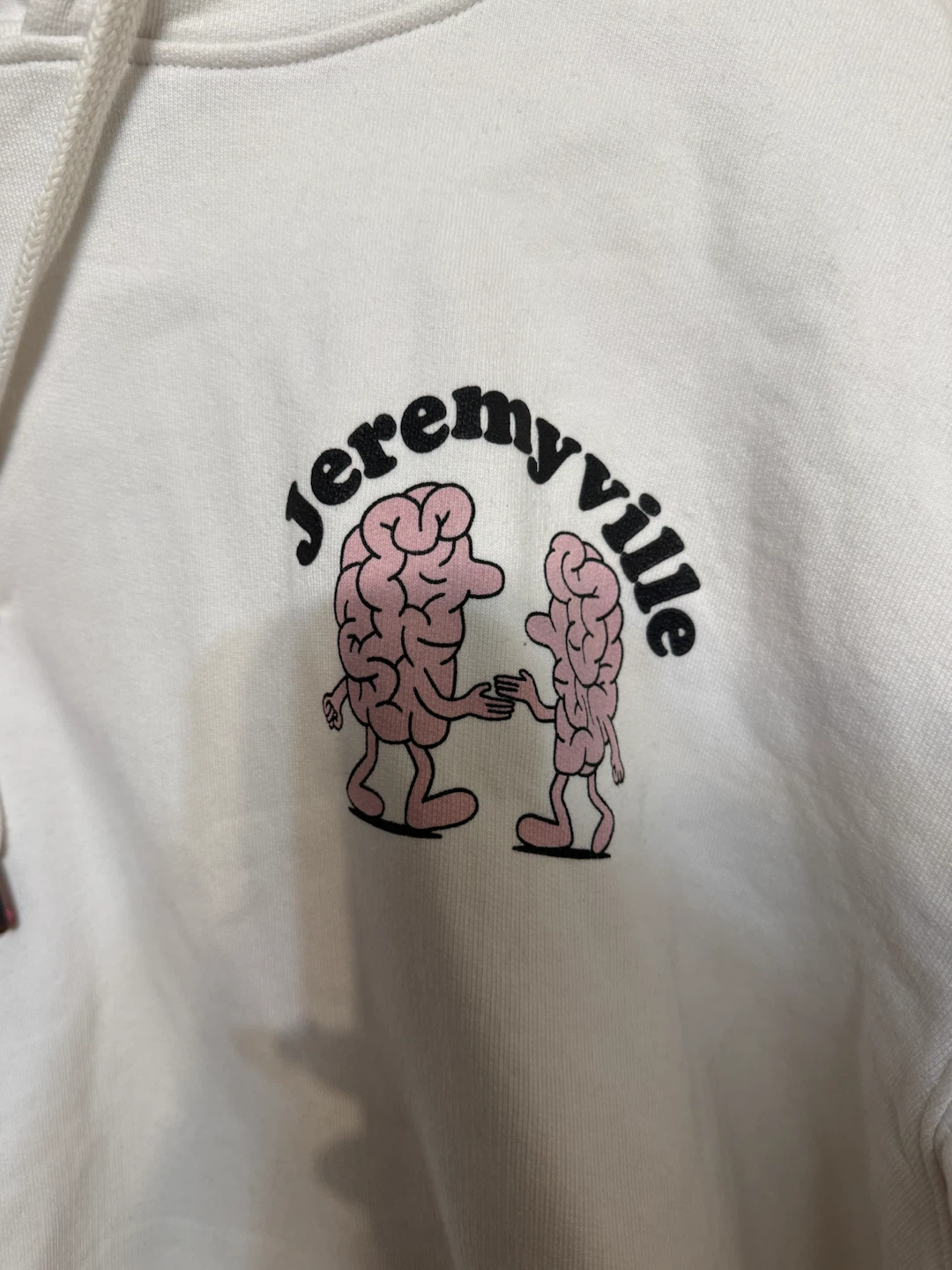 Zara x Jeremyville Graphic Hoodie White - photo 2