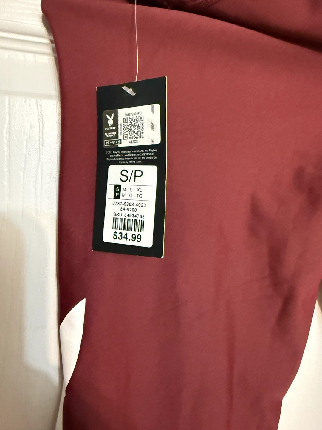 Playboy Maroon Leggings - photo 3