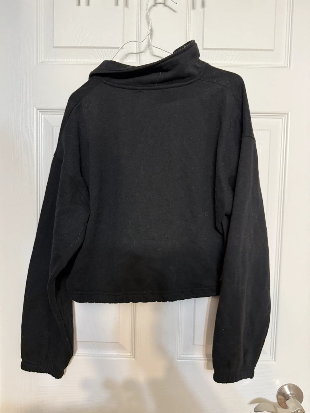 Forever 21 Black Quarter-Zip Pullover - photo 3