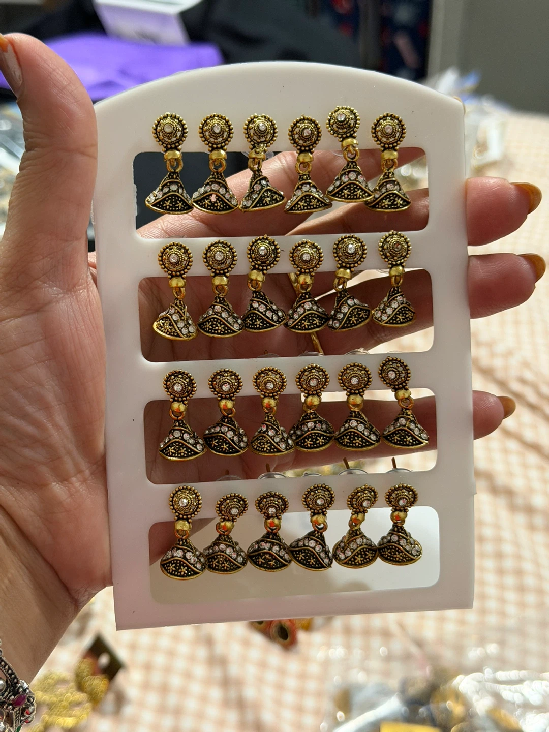 Assorted Jhumka Earring Collection - photo 5