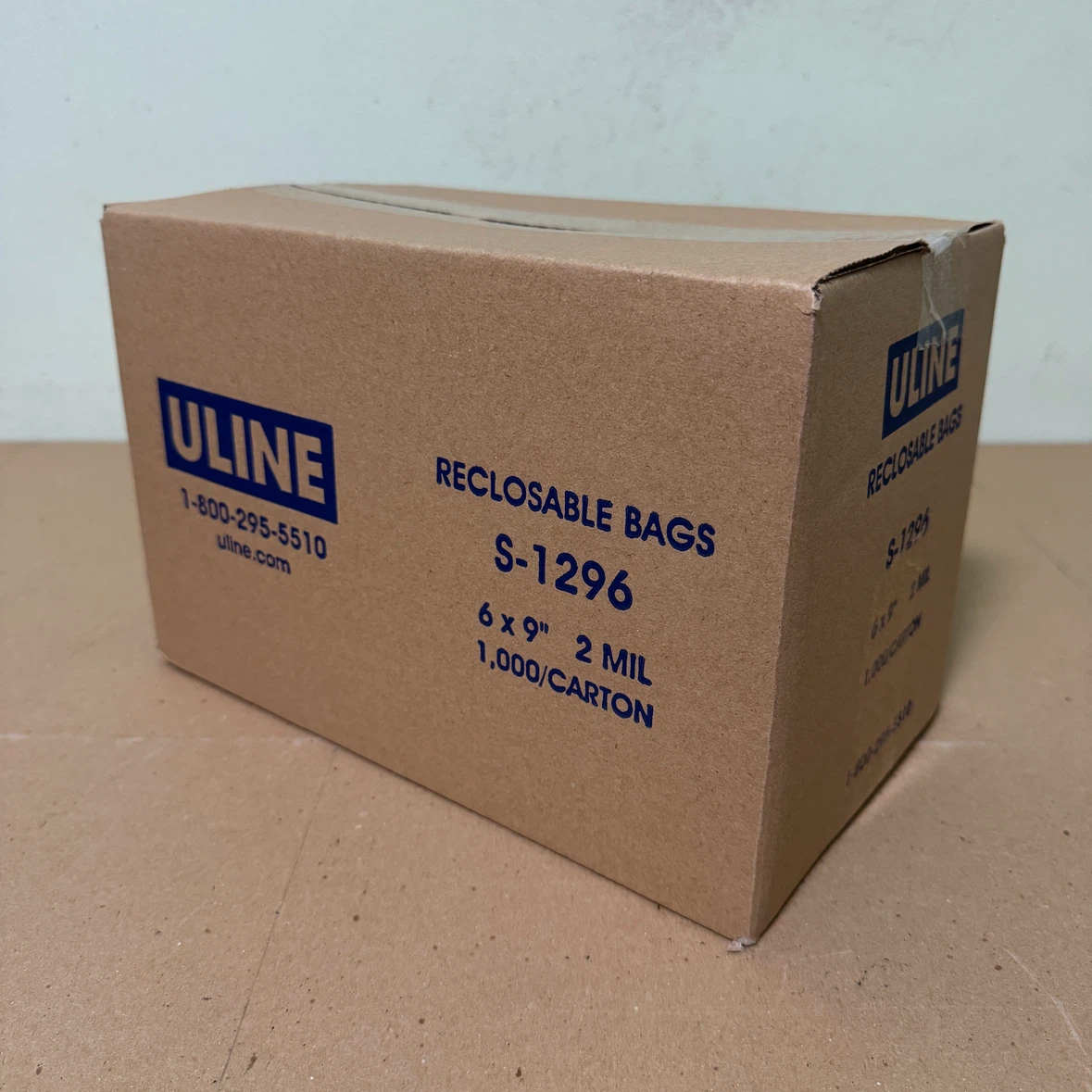 Uline Reclosable Bags various sizes 2 mil thickness. 1000 / box - photo 2