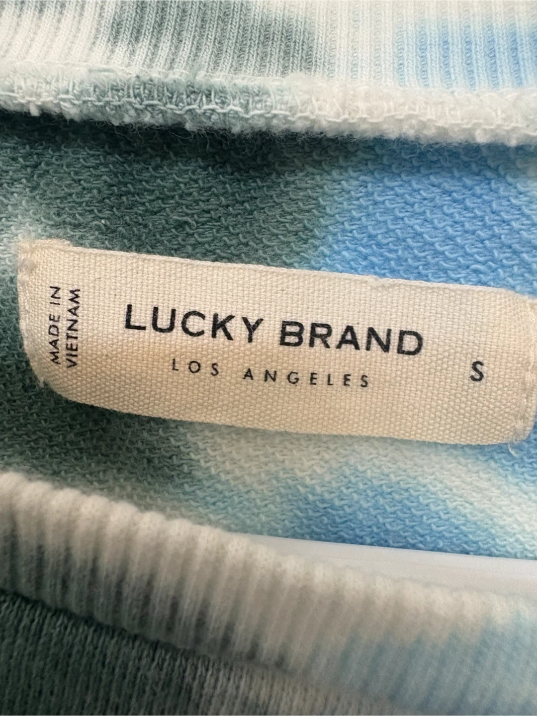 New Lucky Brand Tie-Dye Cropped Sweatshirt - photo 3