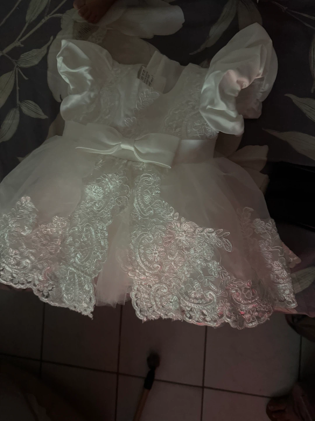 Vestido de bautizo 3-6 meses. Nuevo