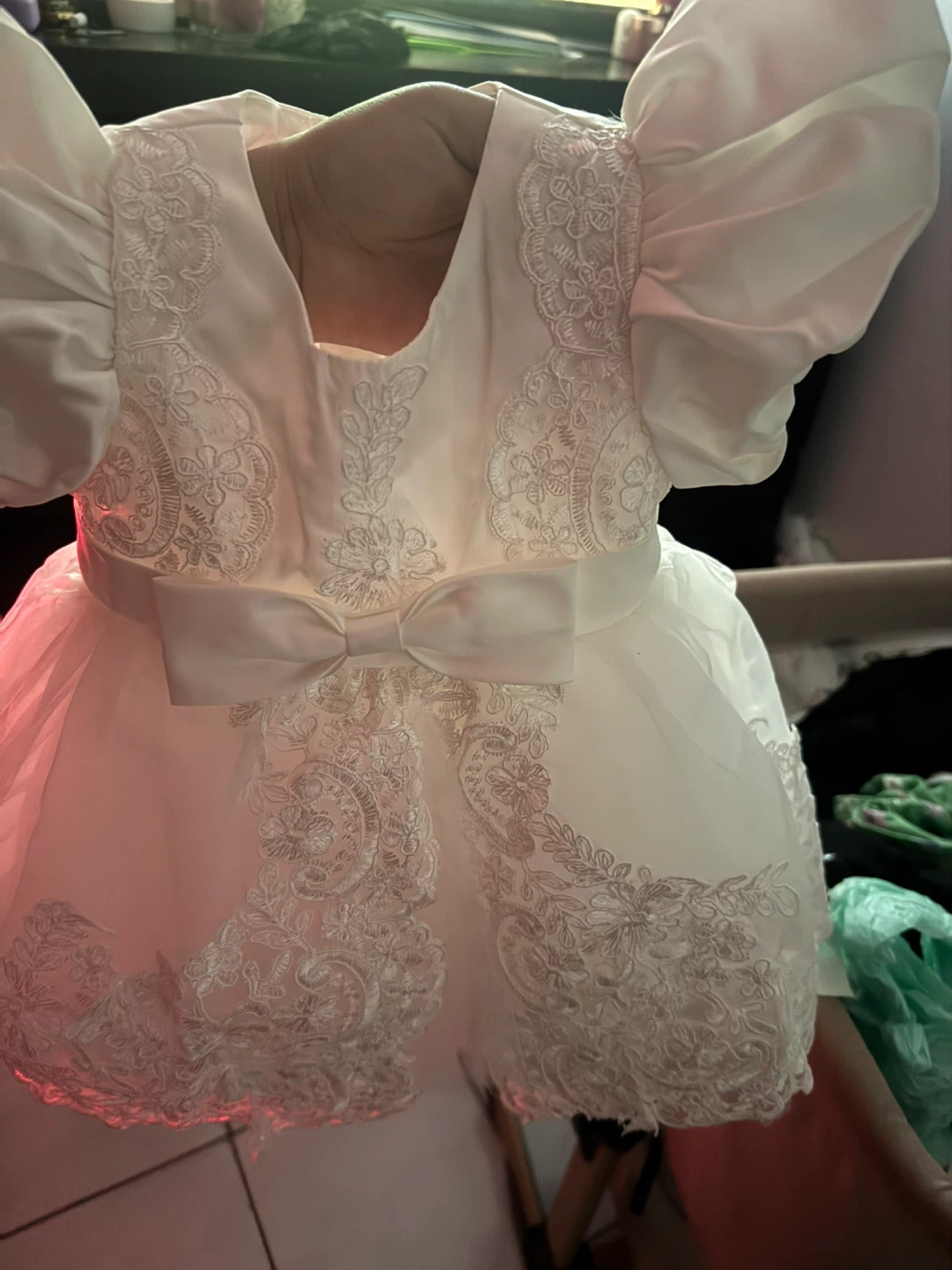 Vestido de bautizo 3-6 meses. Nuevo - photo 3