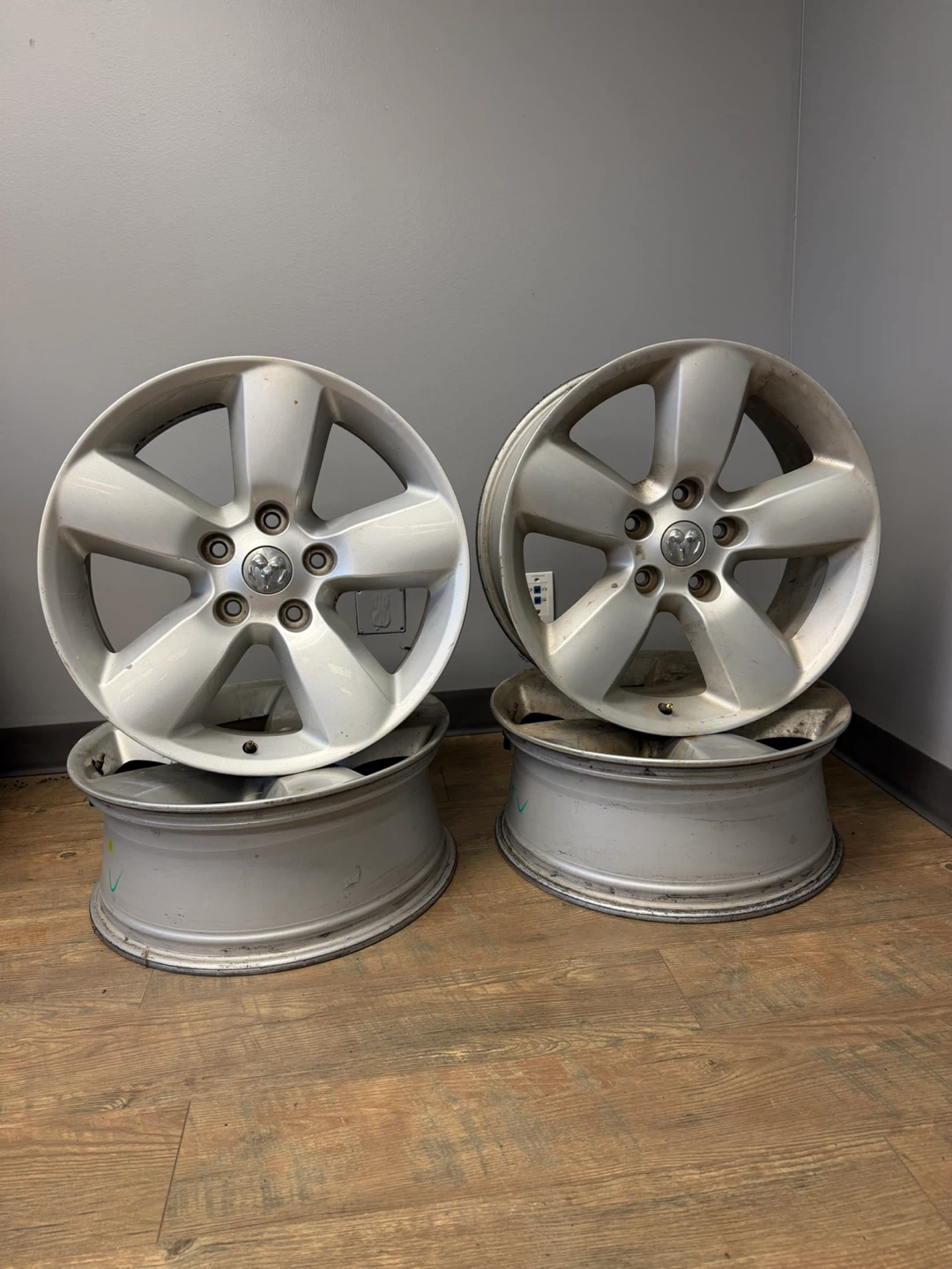 Set of 4 Dodge Ram Alloy Wheels