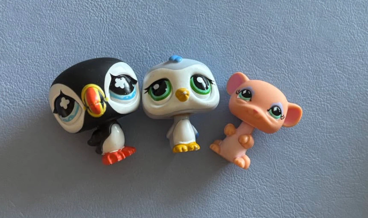 Littlest Pet Shop Lot of 3 Figures