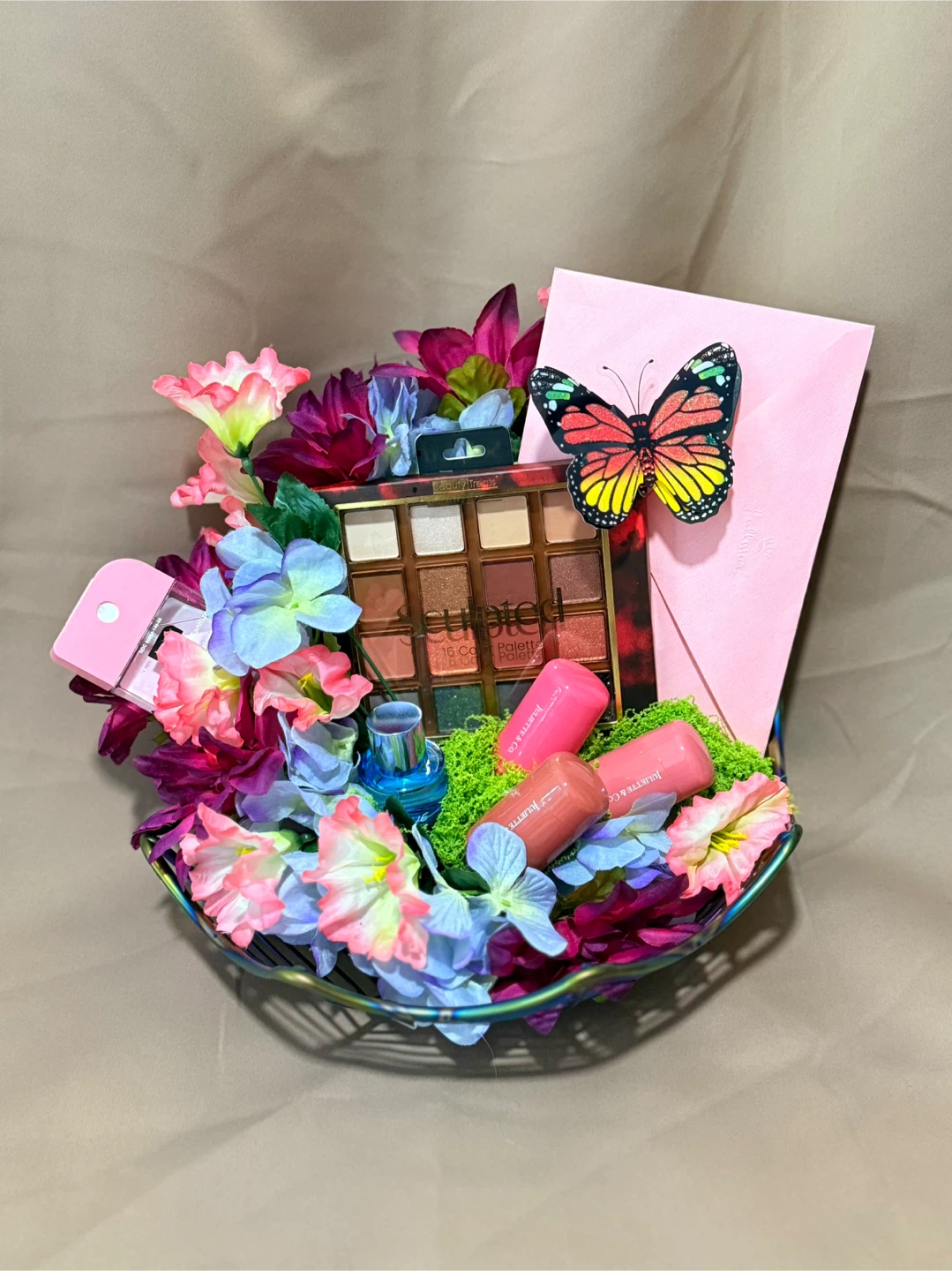 Girls Birthday Gift Basket with Cosmetics - photo 2