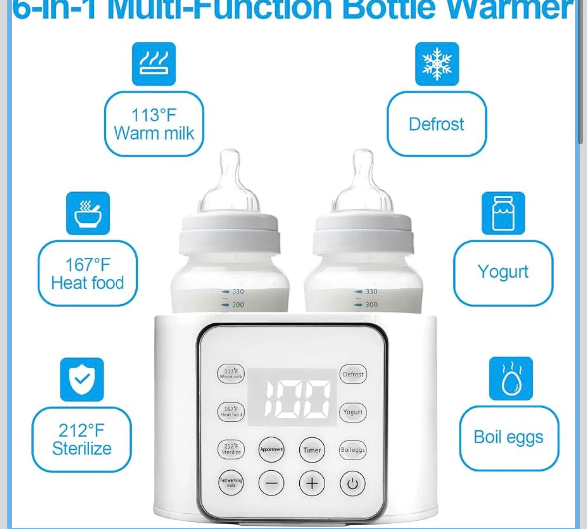 6-in-1 Multi-Function Bottle Warmer - photo 3