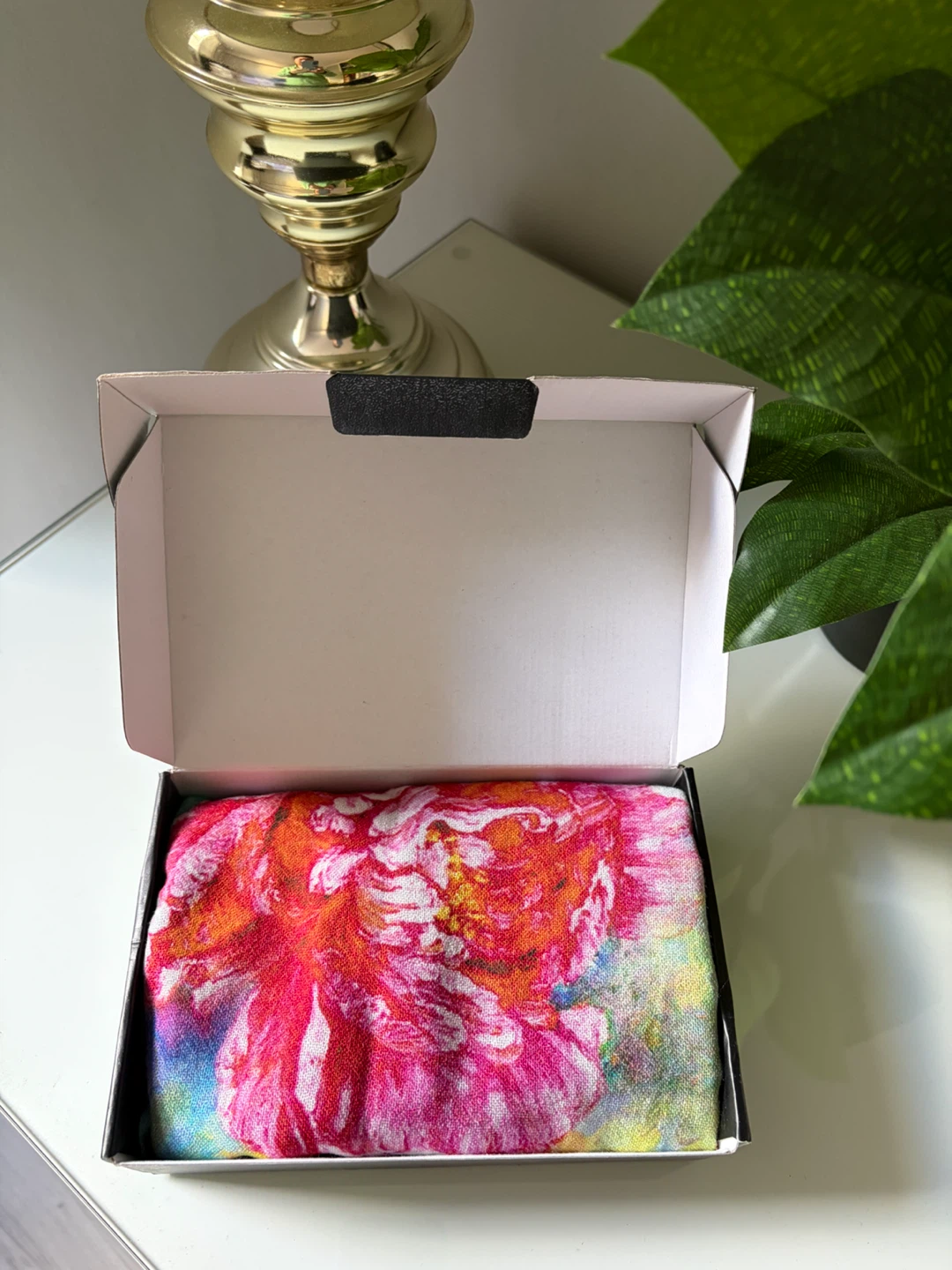 Women's Floral Scarf Soft Warm Pashmina Shawl Wrap 180x62cm - photo 5