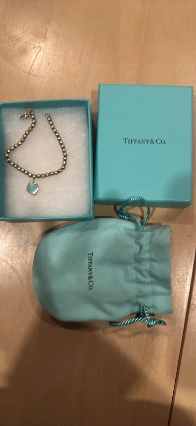 Tiffany & Co. Heart Tag Bead Bracelet