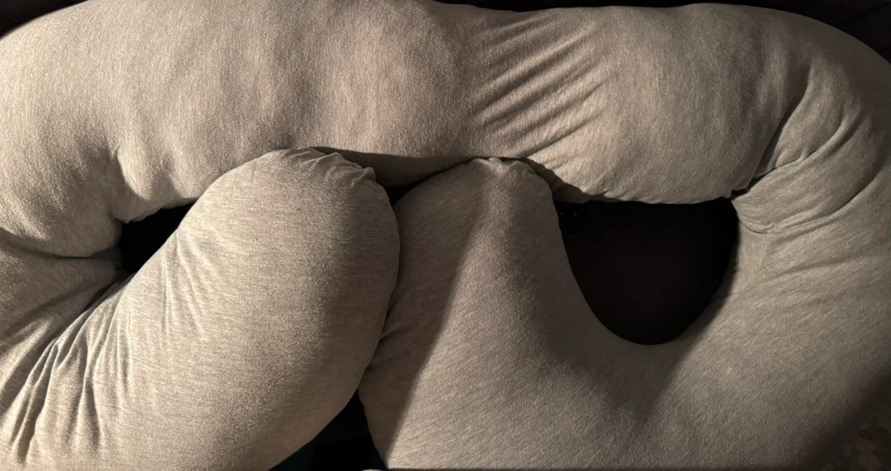 Grey C-Shaped Body Pillow(Pharmedoc)