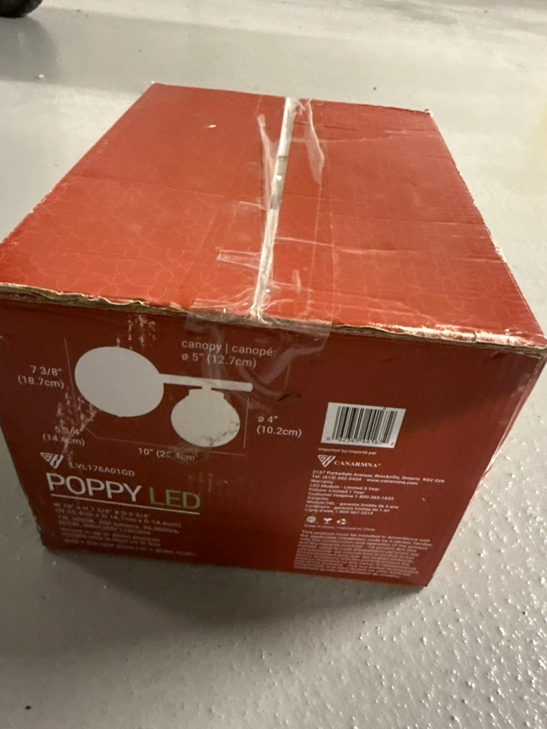 Canarm Poppy LED Wall Light - photo 2