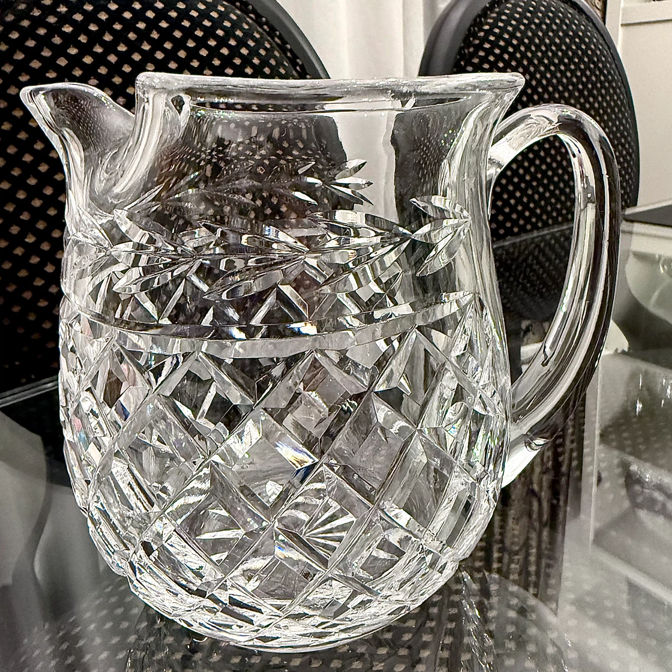 Waterford crystal Glandore pattern water pitcher - photo 3