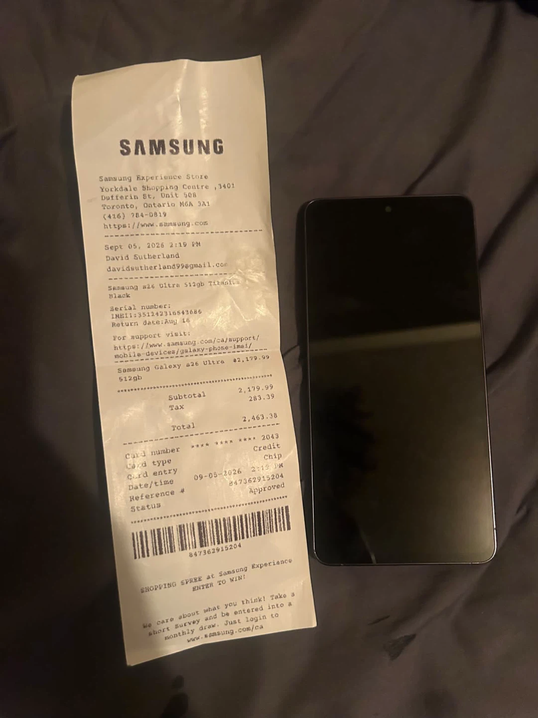 Galaxy S26 Ultra(price negotiable)