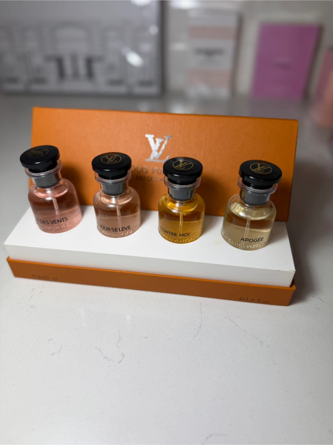 Louis Vuitton Miniature Perfume Set 4 x 30ml