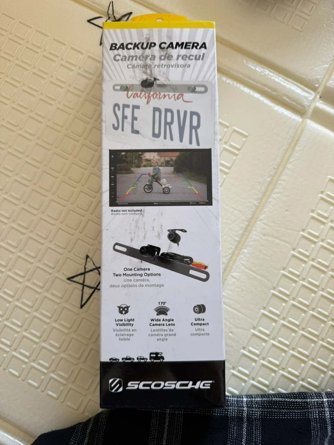 Scosche TFCAM2-WP Backup Camera
