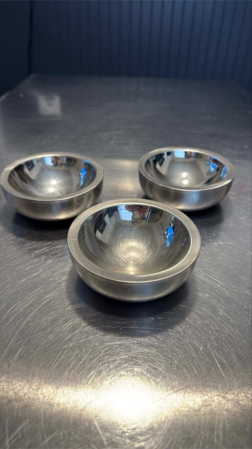Set of 3 Stainless Steel Bowls