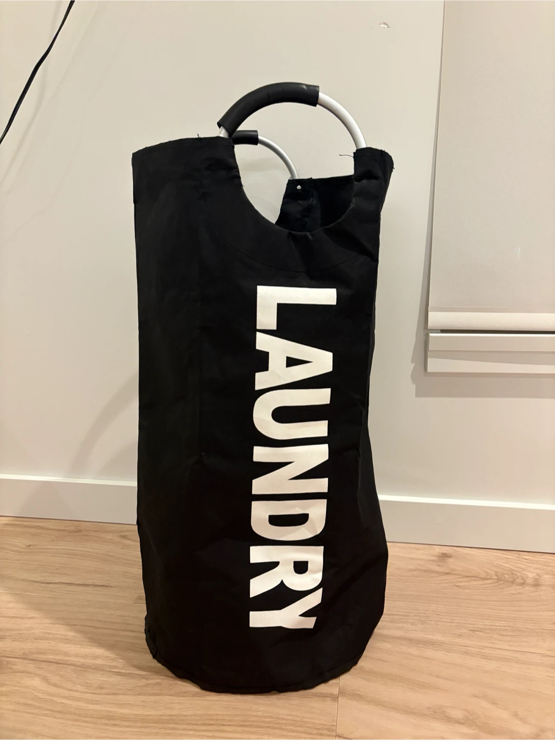 Black Laundry Hamper (Foldable)