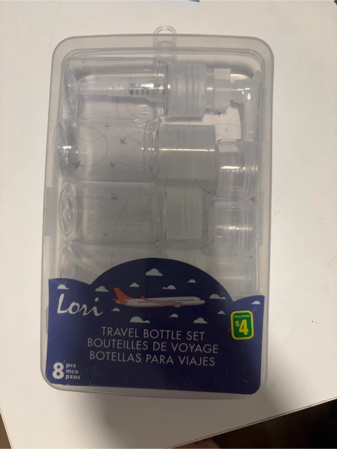 Lori 8-Piece Travel Bottle Set