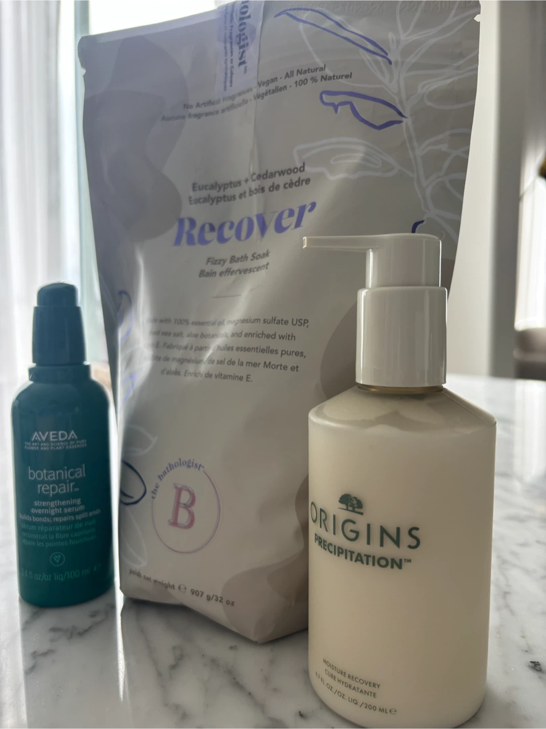 Aveda, The Bathologist and Origins Skincare Set