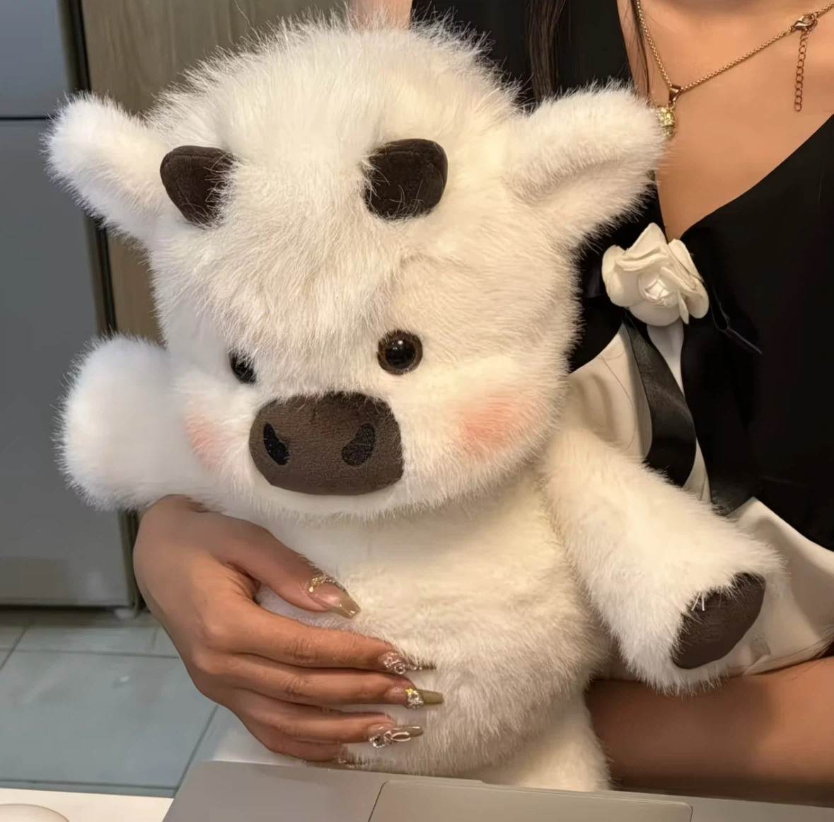 Bestseller ✅Running toys White Cow Plush Toy - photo 2