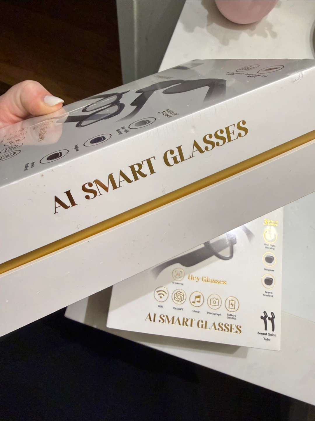 AIMB-G1 AI Smart Glasses with 3 Sets of Lenses - photo 3