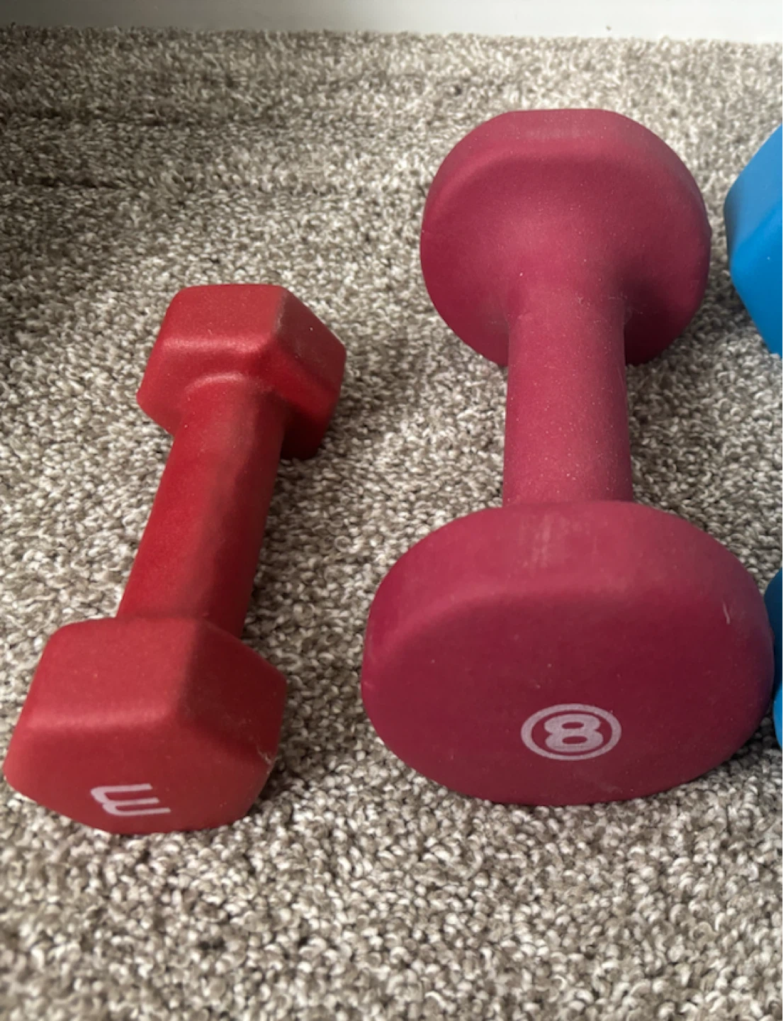3lb and 8lb Neoprene Dumbbell Set