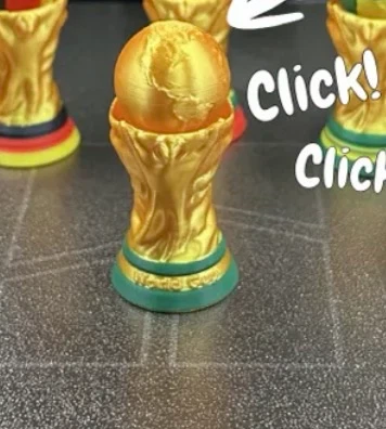 3D Printed World Cup Trophy Figurine