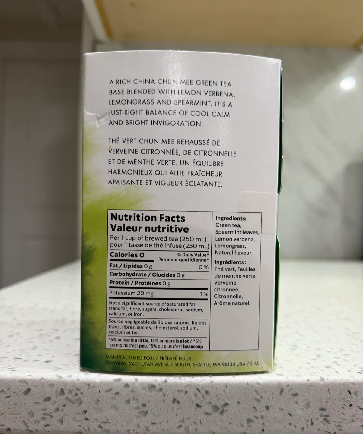 Teavana Jade Citrus Mint Green Tea - photo 2