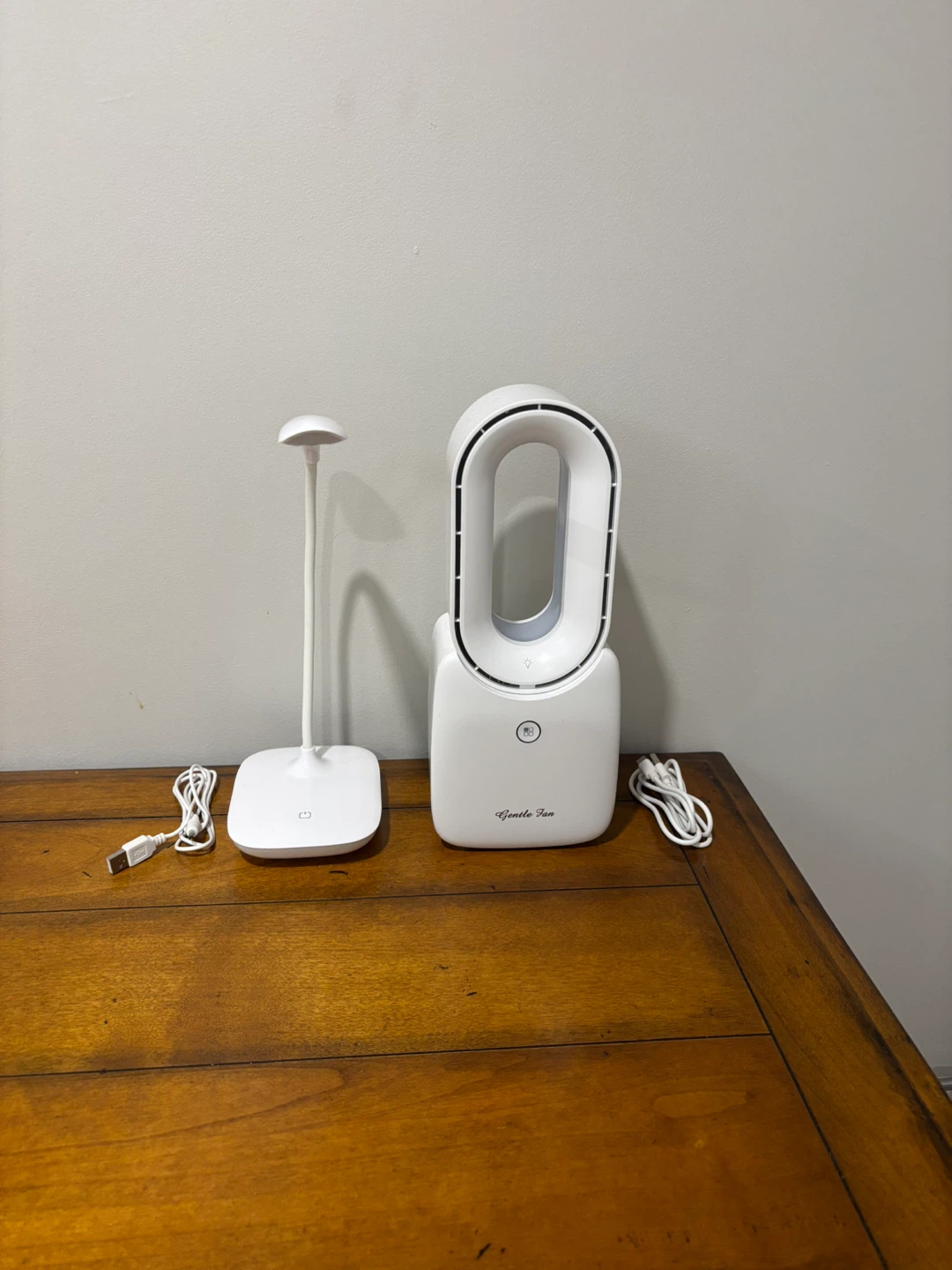 Gentle Fan and LED Desk Lamp Set - photo 2