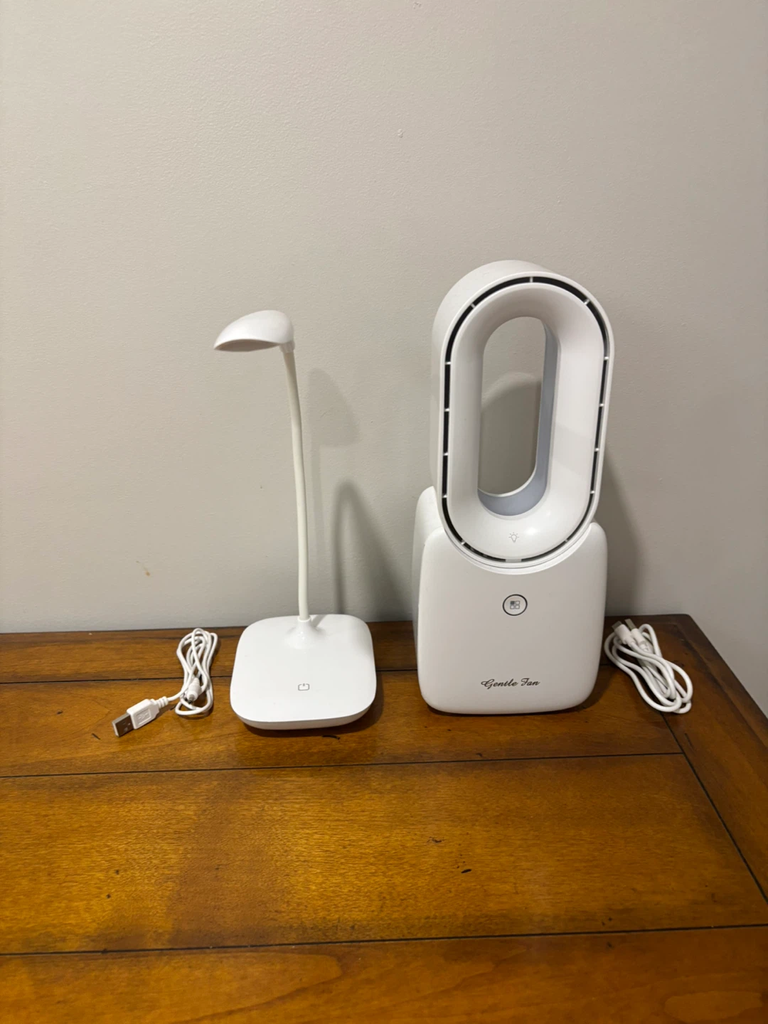 Gentle Fan and LED Desk Lamp Set - photo 3